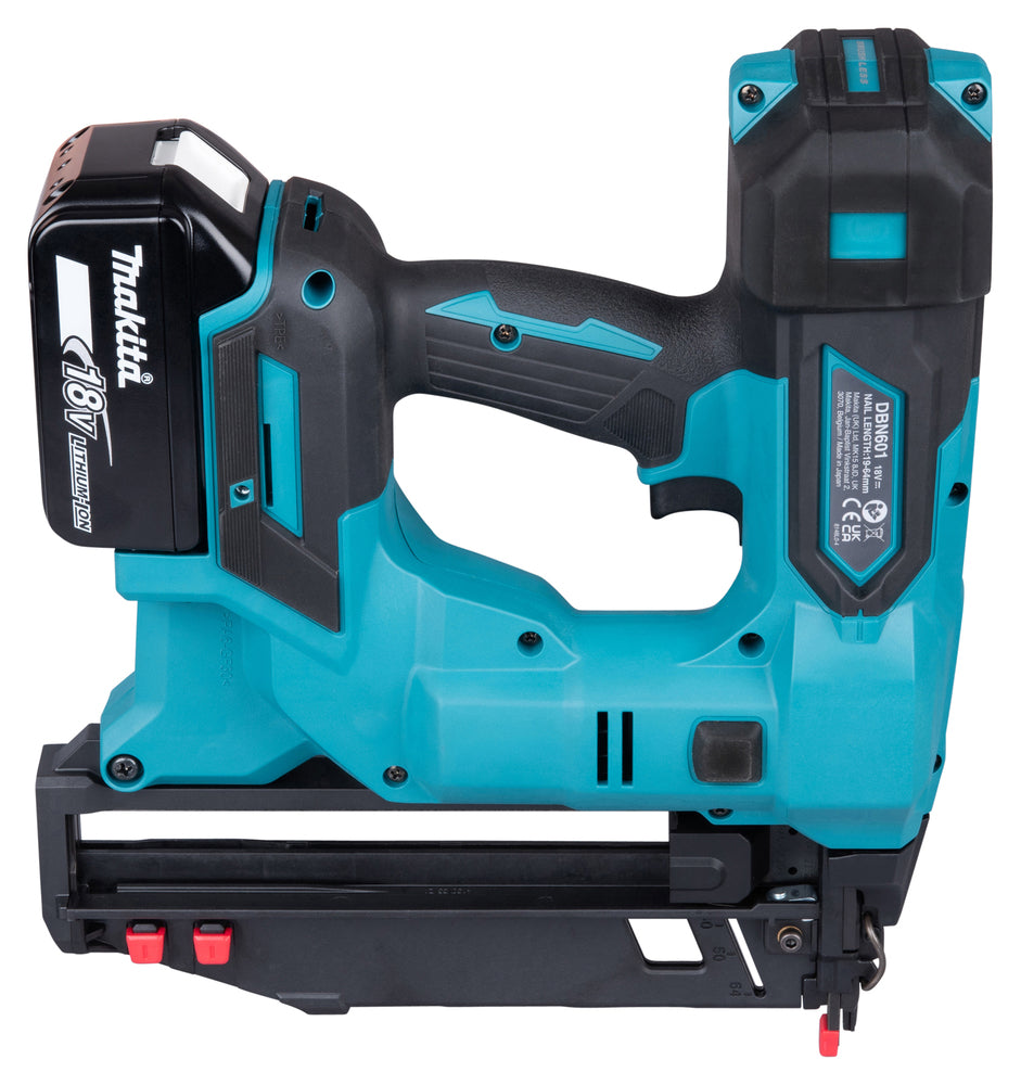 Makita Dyckertpistol 1,6mm 19-64mm LXT - DBN601ZJ 18V Naken