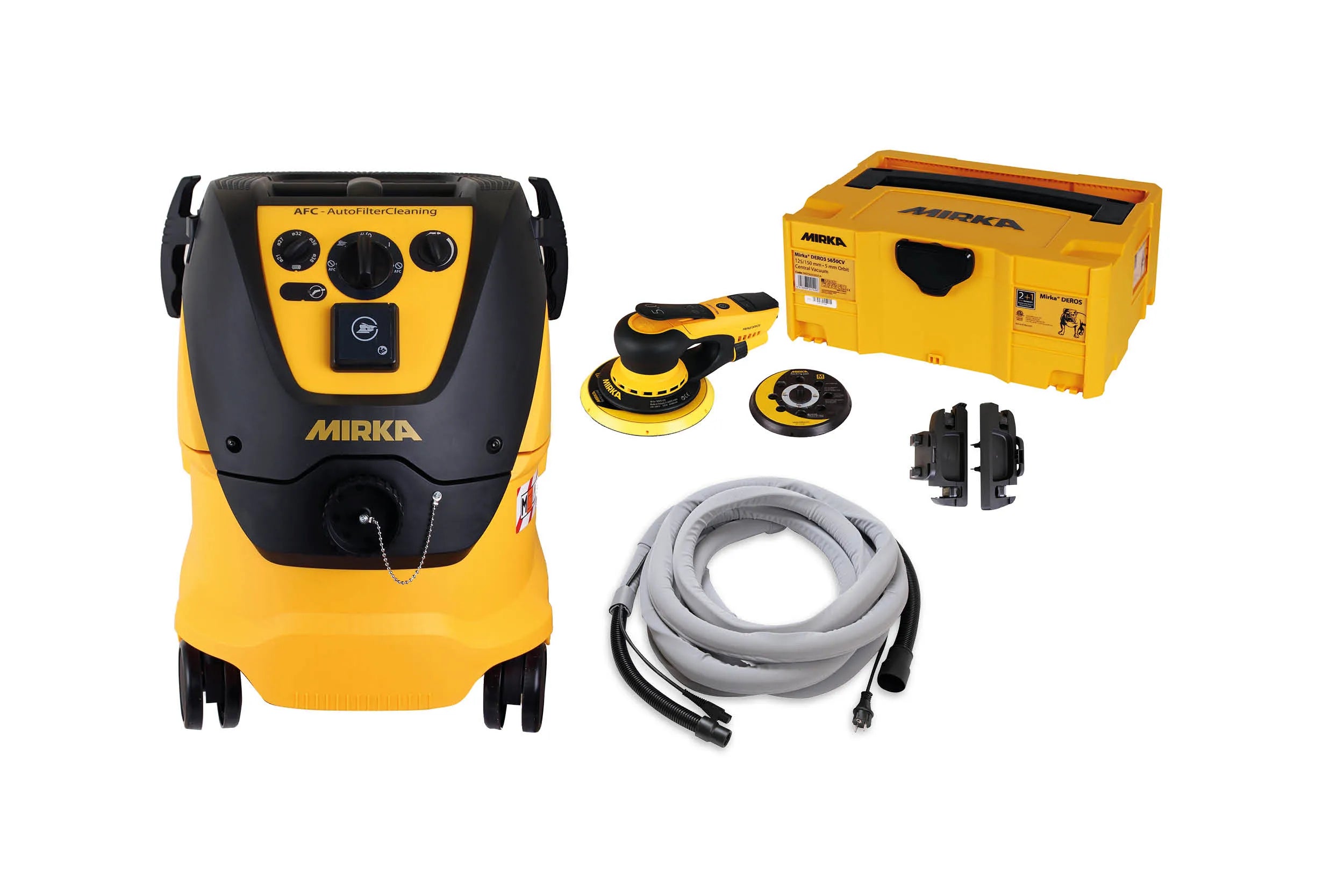 Mirka maskinpaket DEROS II 5650 + DE 1230 M AFC + Slang/Sleeve
