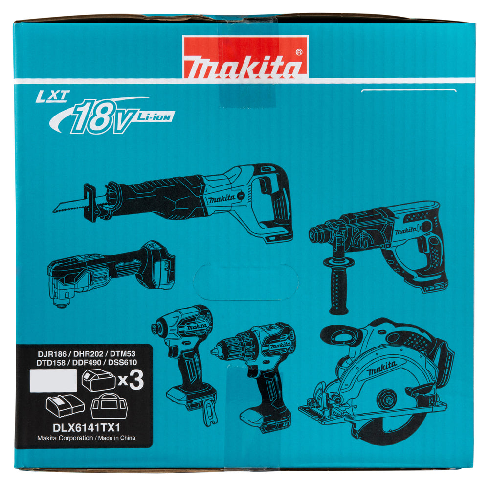 Makita Combokit 5 Ah DLX6141TX1 18V