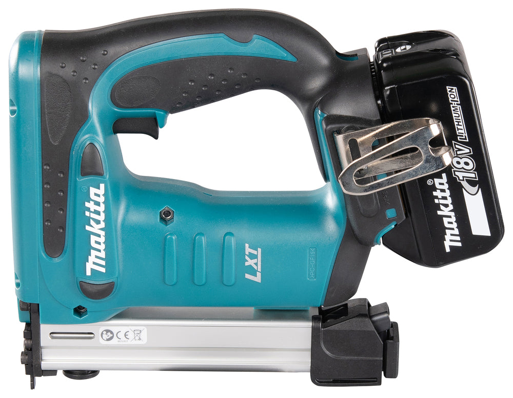 Makita DST221Z häftpistol LXT 18V – batteri på bild ingår inte