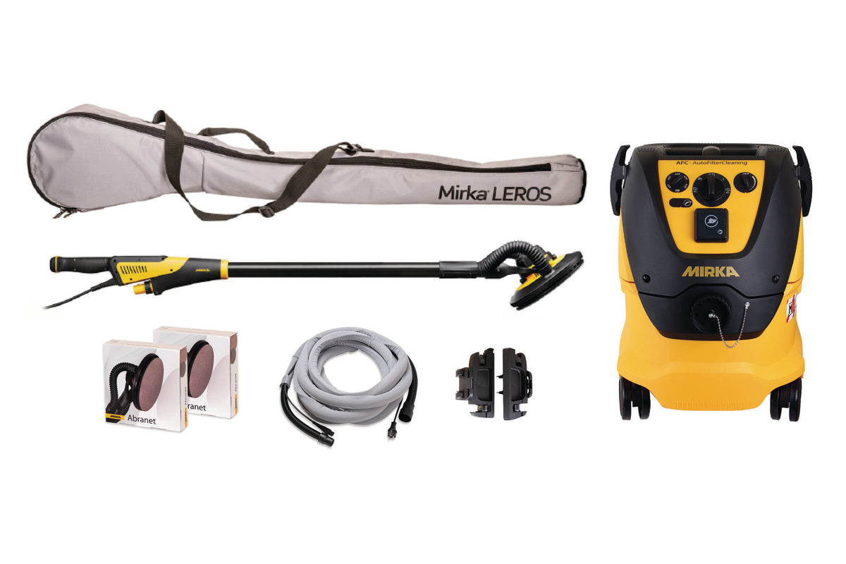 Mirka Målarkit L - LEROS 950CV + Dammsugare 1230 M AFC+ Slang med Abranet