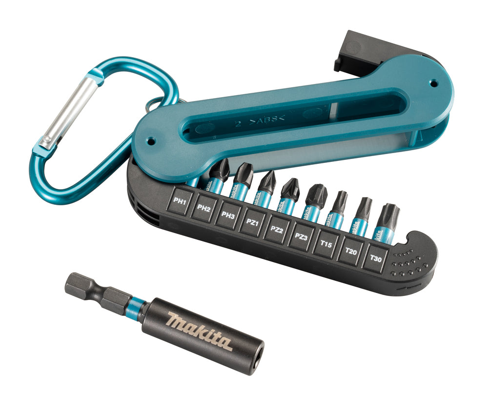 Makita Impact Black Skruvbitssats 10 delar 25mm E-12005