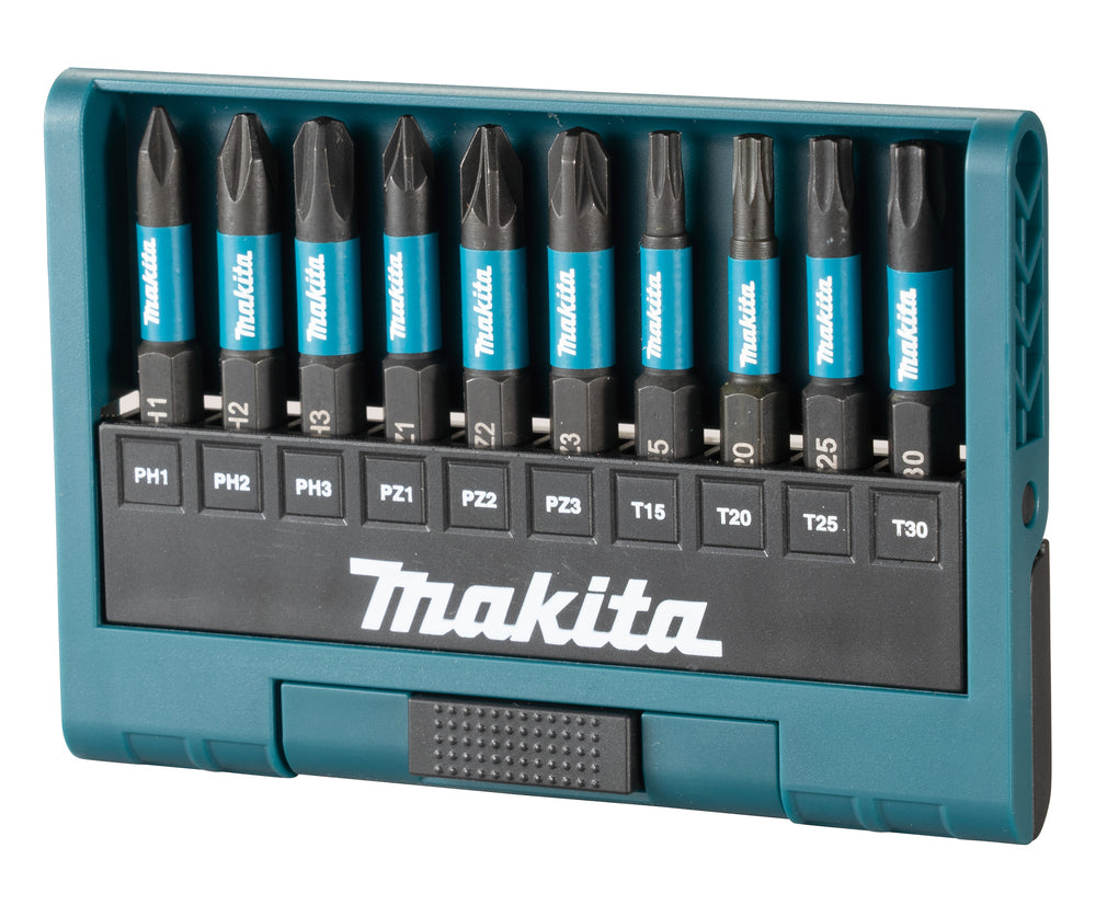 Makita Impact Black Skruvbitssats 10 delar 50mm E-12011