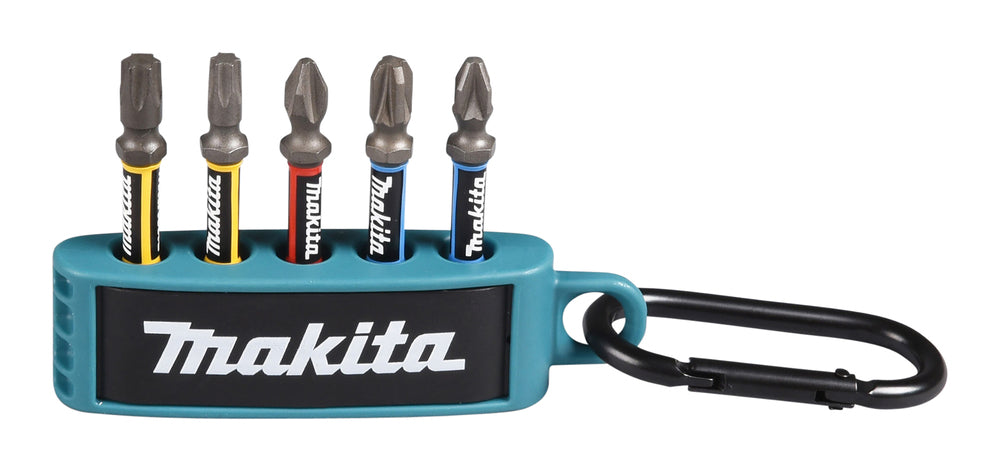 Makita Impact Premier Bits, 5 pack, PH2 / PZ2 - 3 / T25 / T30, 50 mm, 1/4" E-13568