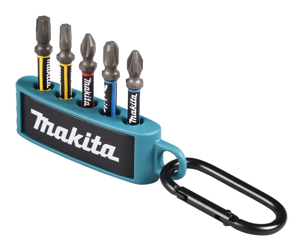 Makita Impact Premier Bits, 5 pack, PH2 / PZ2 - 3 / T25 / T30, 50 mm, 1/4" E-13568