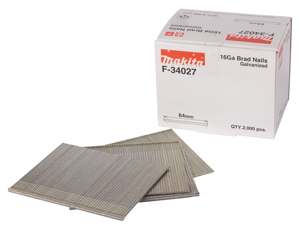 Makita Dyckert 1,6x64mm, 16 GA, 2000st - F-34027