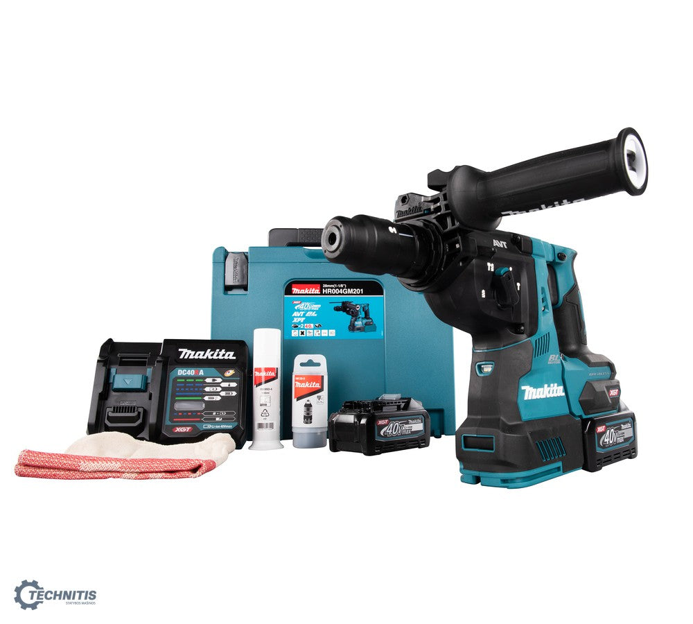 Makita Kombihammare XGT 40V HR004GM201