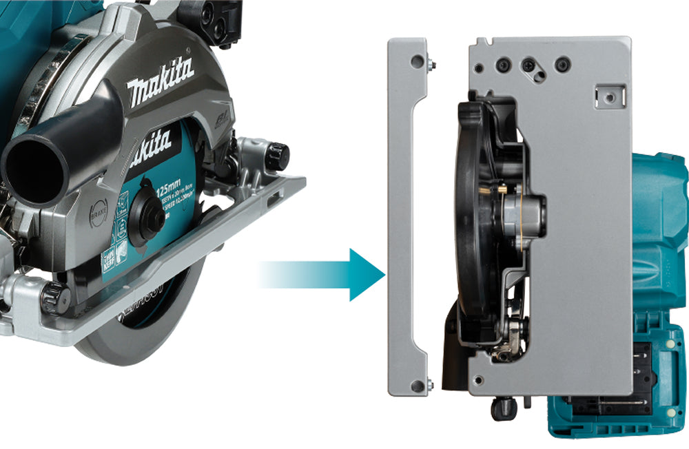 Makita Cirkelsåg 125mm klinga XGT 40V  Naken - HS014