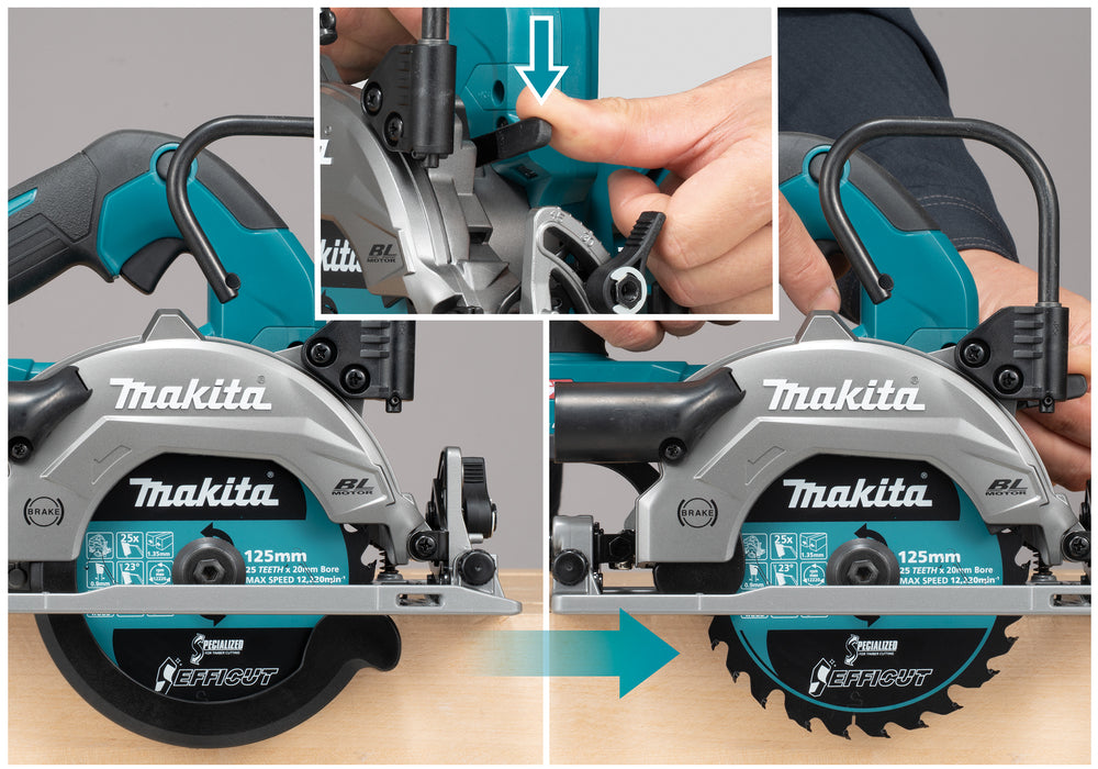 Makita Cirkelsåg 125mm klinga XGT 40V  Naken - HS014