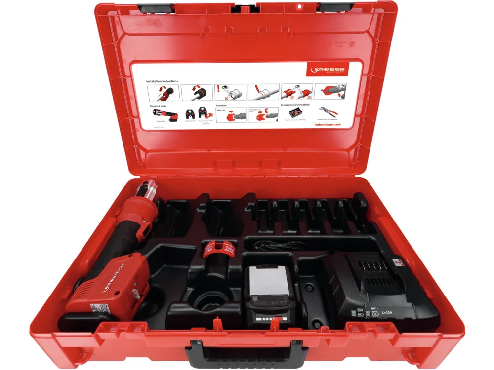 Rothenberger ROMAX NANO Basic Set, 2Ah – ,EU,CAS 1000005042 Black Week