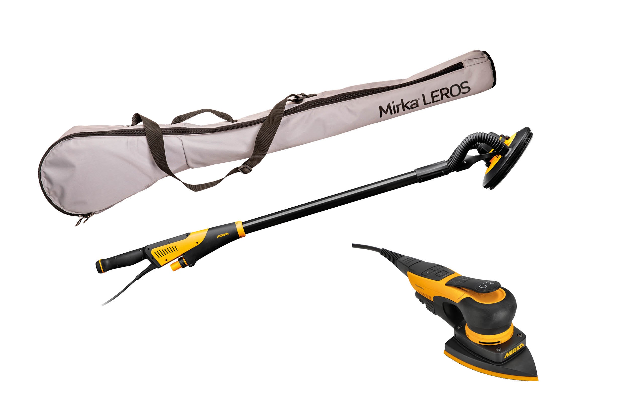 Mirka LEROS 950CV Väggslipmaskin 225mm, 5,0 med väska & Mirka DEOS II 663