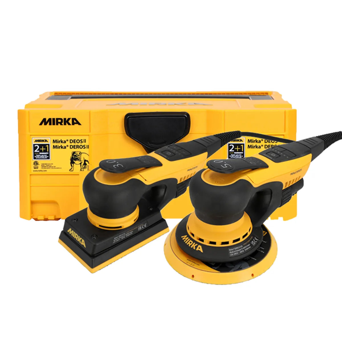 Mirka DEROS II 650 & DEOS II 353 i Plastbox - MID6535344CA
