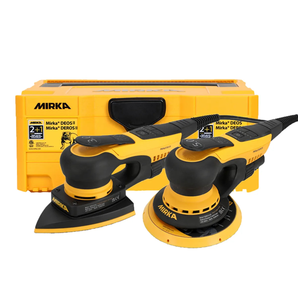 Mirka DEROS II 650 + DEOS II 663 i Plastbox - MID6566344CA