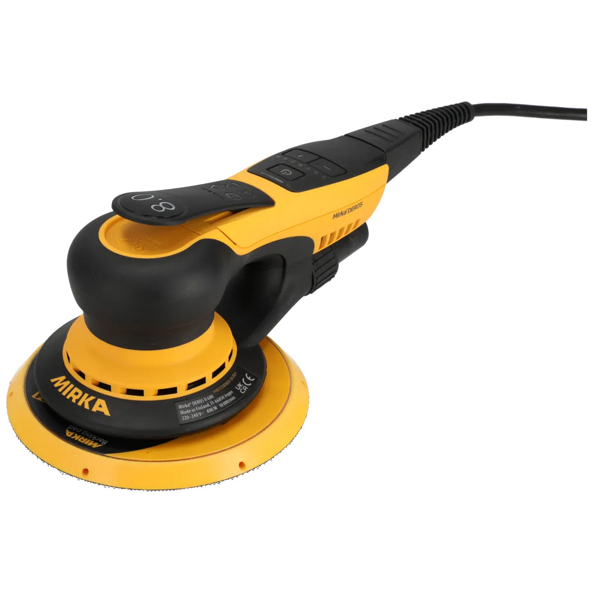 Mirka DEROS II 680 EU 150mm Orbit 8,0 mm med Abranet ACE - DEROSII680ACE