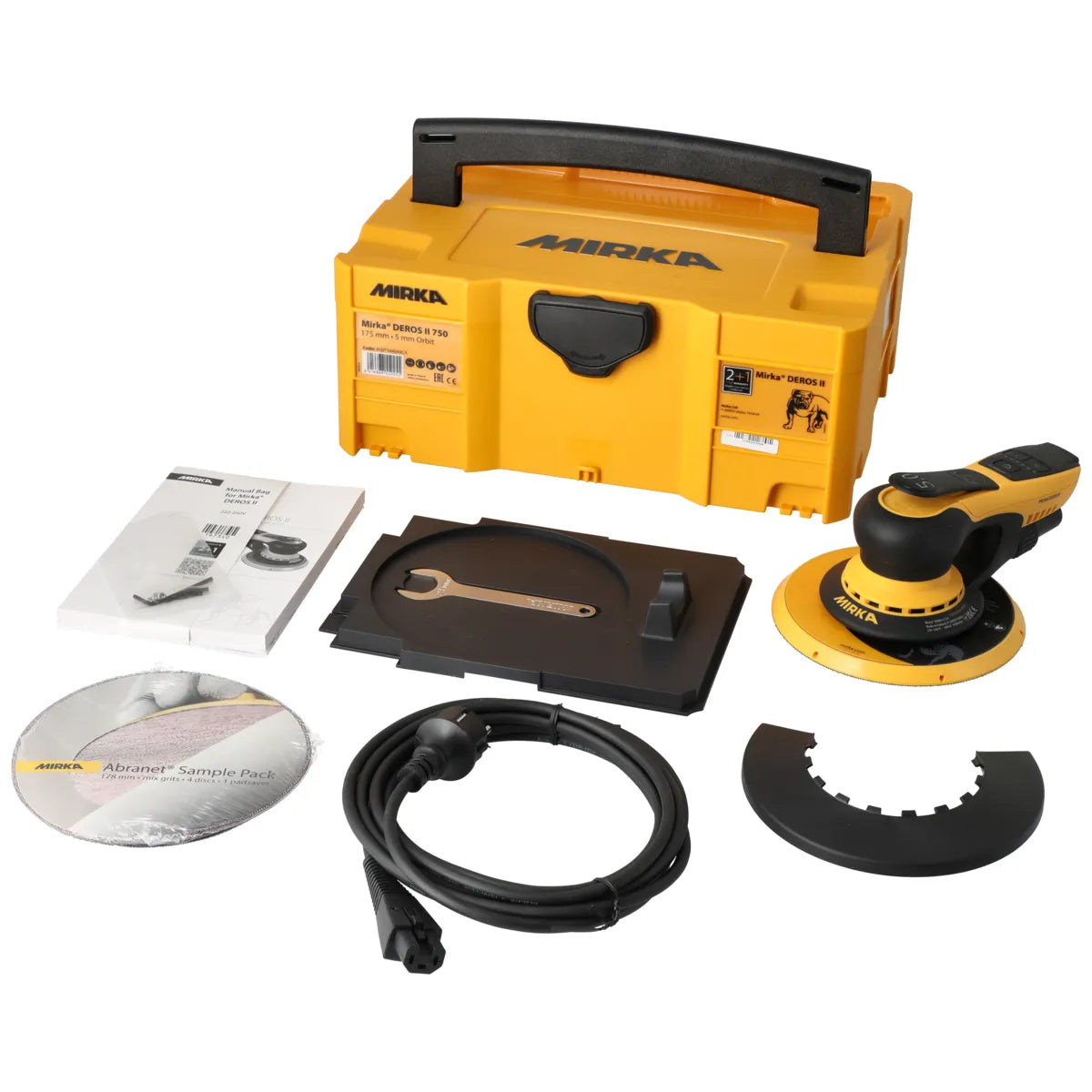 Mirka DEROS II 750 EU 175mm Orbit 5,0 mm i systainer