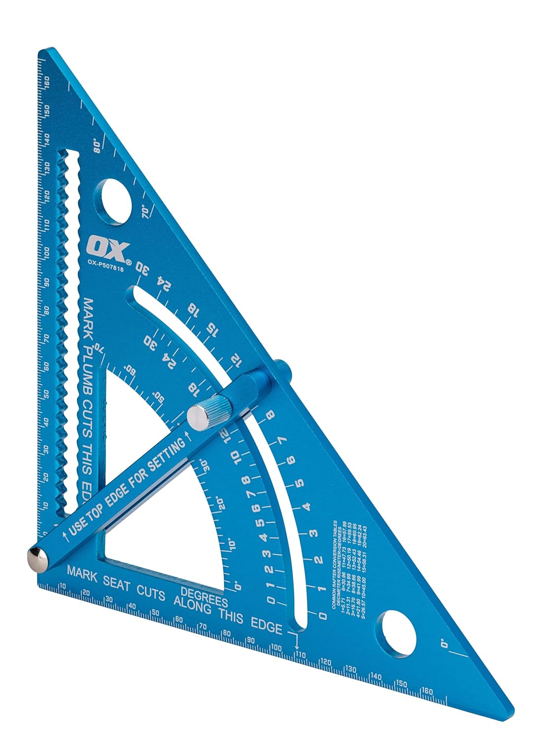 Ox Pro Rafter Square Snabbvinkel 180 mm | justerbar- Blå OX-P507818