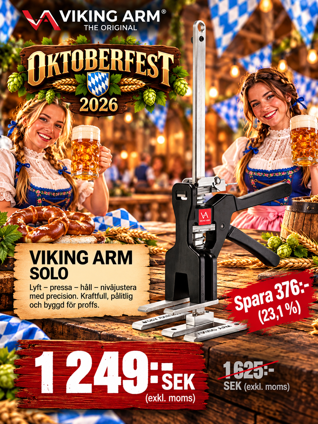 Viking Arm lyft tving Oktoberfest