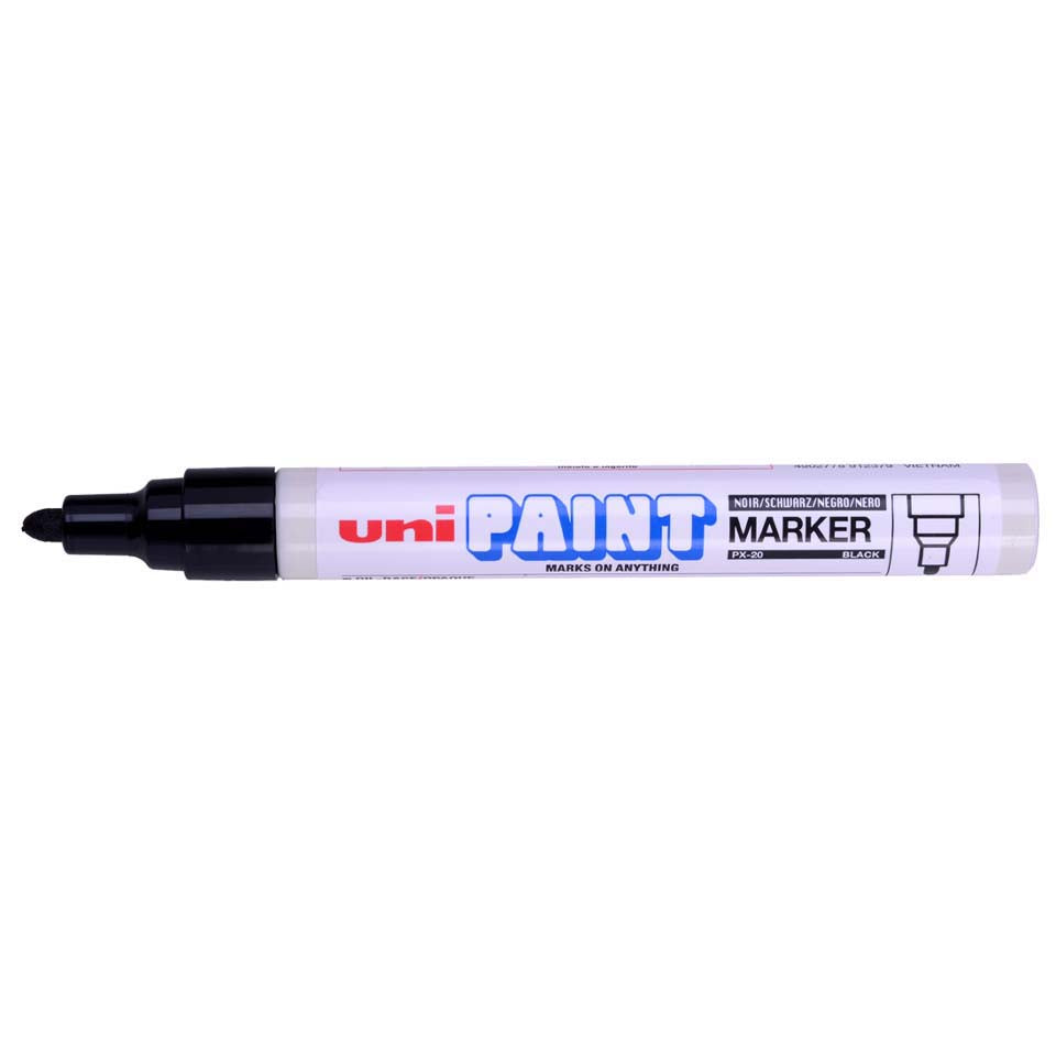 uni-ball Paint Marker PX-20 lackmärkpennor, 6 färger – 2,2–2,8 mm – produkt- eller användningsbild