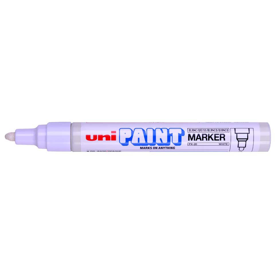 uni-ball Paint Marker PX-20 lackmärkpennor, 6 färger – 2,2–2,8 mm – produkt- eller användningsbild