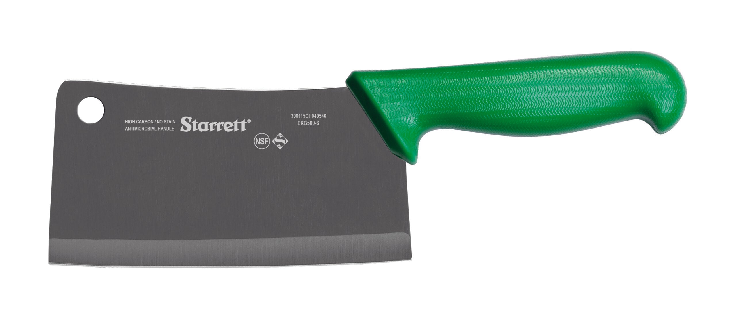 Starrett Cleaver Wide Knife 8" 200 mm, Grön - BKG509-8