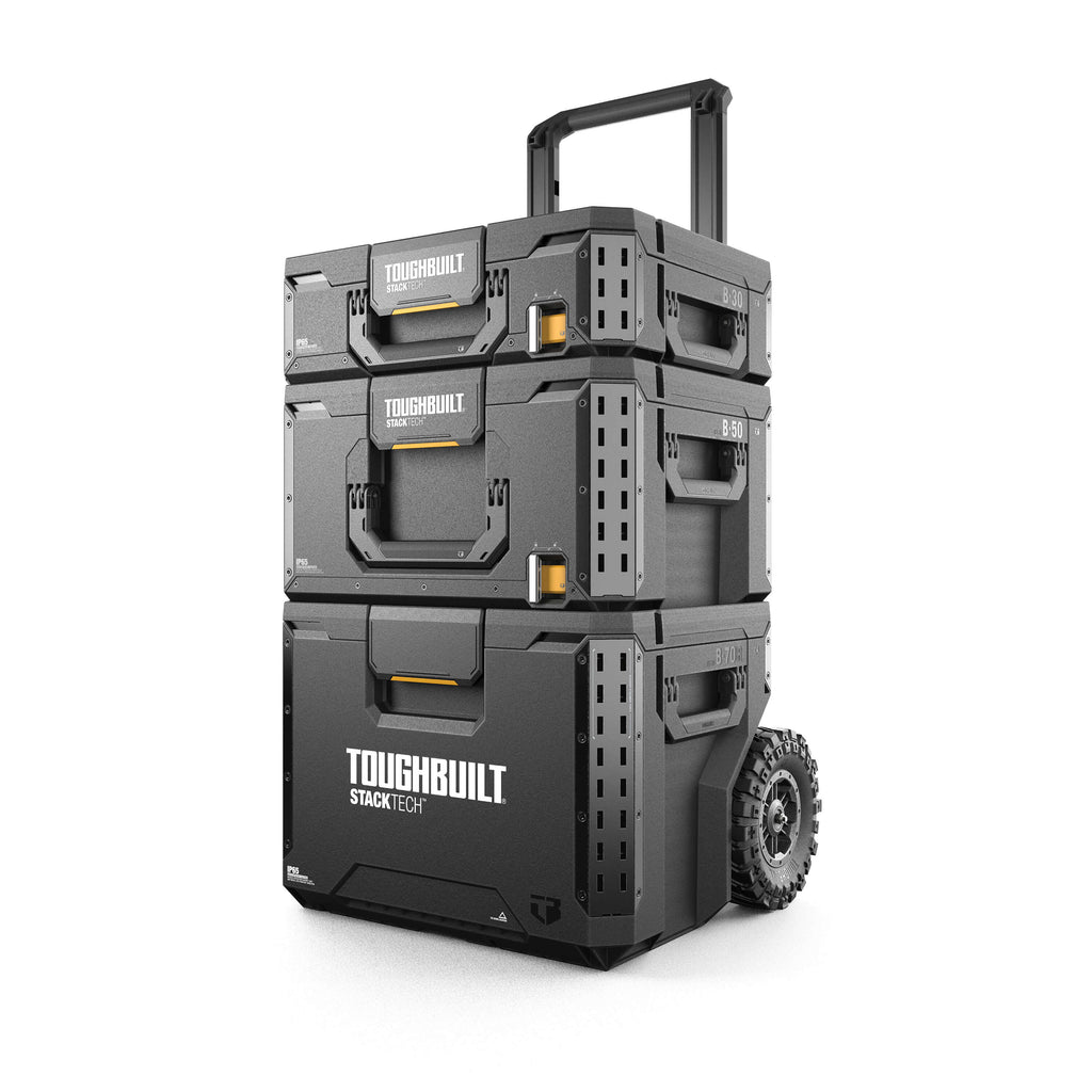 Toughbuilt Toughbuilt StackTech 3PC Rolling Tool Box Set TB-B1S3-B-70R ...