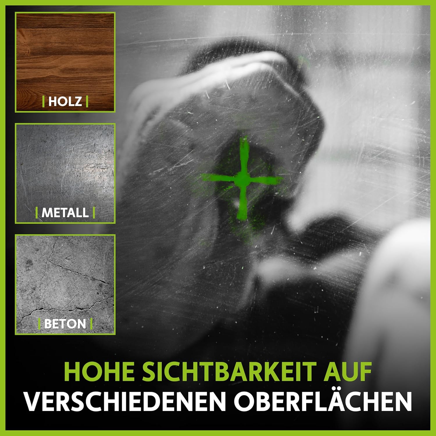 Tracer Trueshot Djuphåls-Markeringsspray - Grön Krita