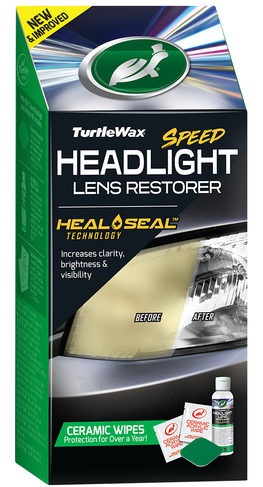 TURTLE WAX SPEED HEADLIGHT RESTORER KIT