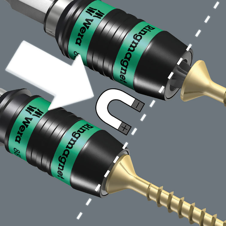 Wera Bitshållare rapidaptor med ringmagnet 887/4 SB