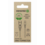 SWISSTEN Mobilkabel USB / USB-C Kabel Vit 1,2M