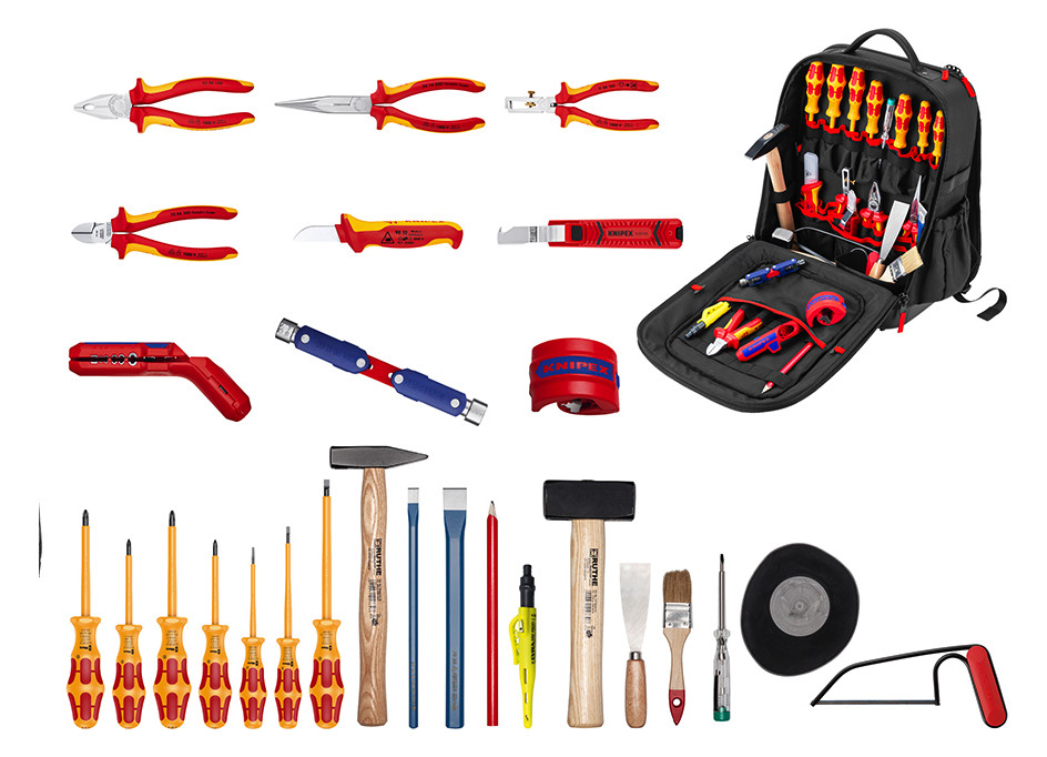 KNIPEX Modular X15 el-verktygsryggsäck 27 delar - 00 21 51 HL S - produktbild 1