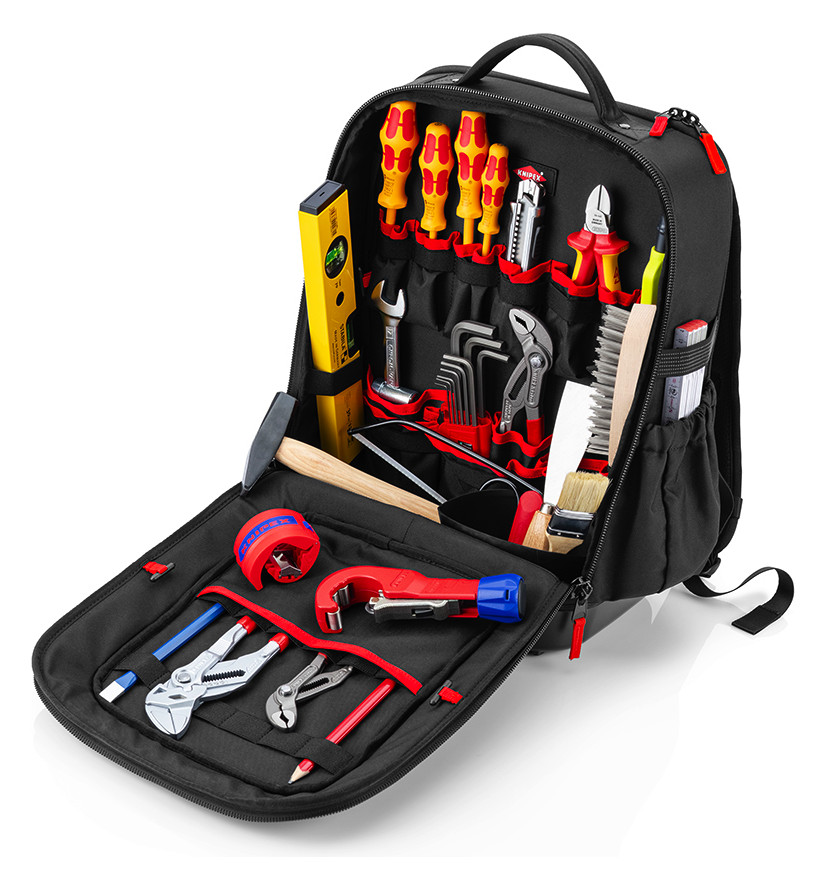 KNIPEX Modular X15 VVS-verktygsryggsäck 24 delar - 00 21 51 HK S - produktbild 2