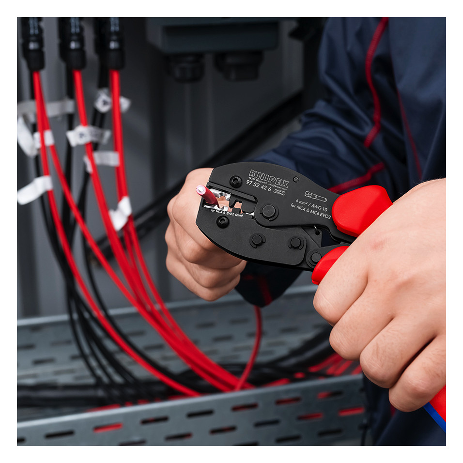 KNIPEX PreciForce SAC presstång för MC4 och MC4 Evo 2 SB - 97 52 42 6 SB - produktbild 1