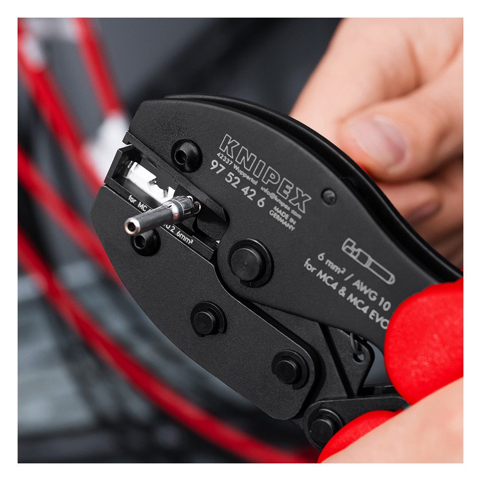 KNIPEX PreciForce SAC presstång för MC4 och MC4 Evo 2 SB - 97 52 42 6 SB - produktbild 3