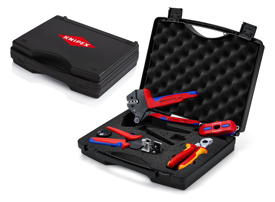 KNIPEX verktygslåda för solpaneler MC4 och MC4 Evo 2 - 97 91 04 V03 - produktbild 1