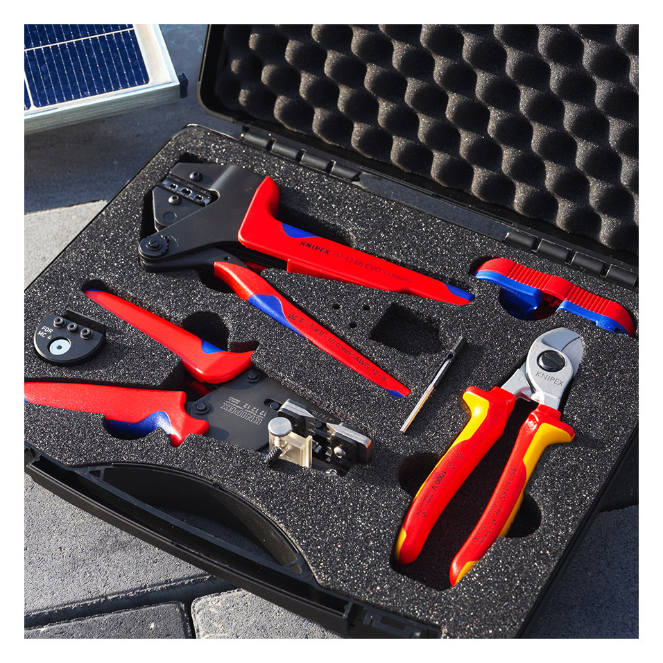 KNIPEX verktygslåda för solpaneler MC4 och MC4 Evo 2 - 97 91 04 V03 - produktbild 3