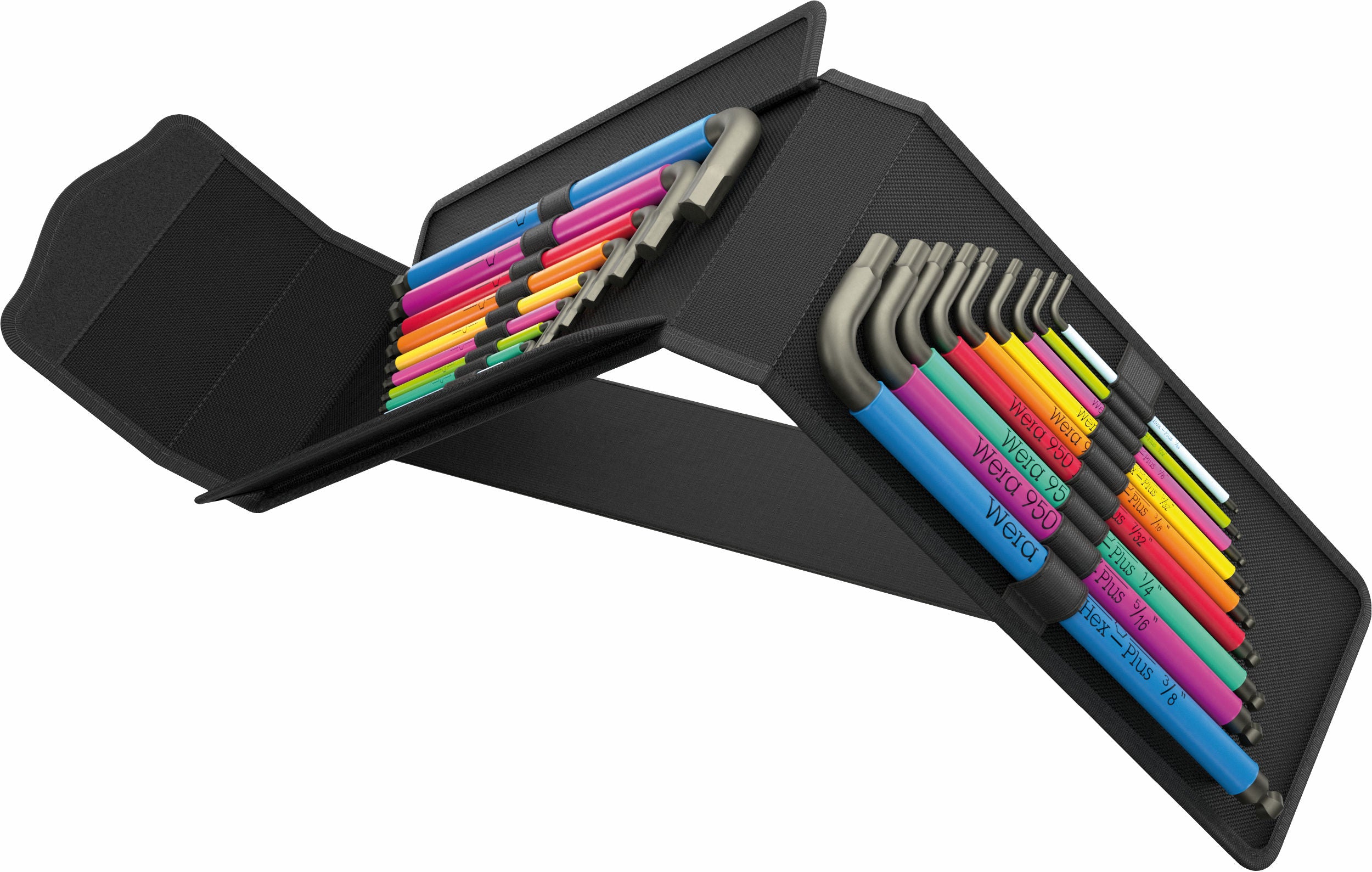 Wera Big Pack Multicolour Hex-Plus Sats 1 metrisk och tum