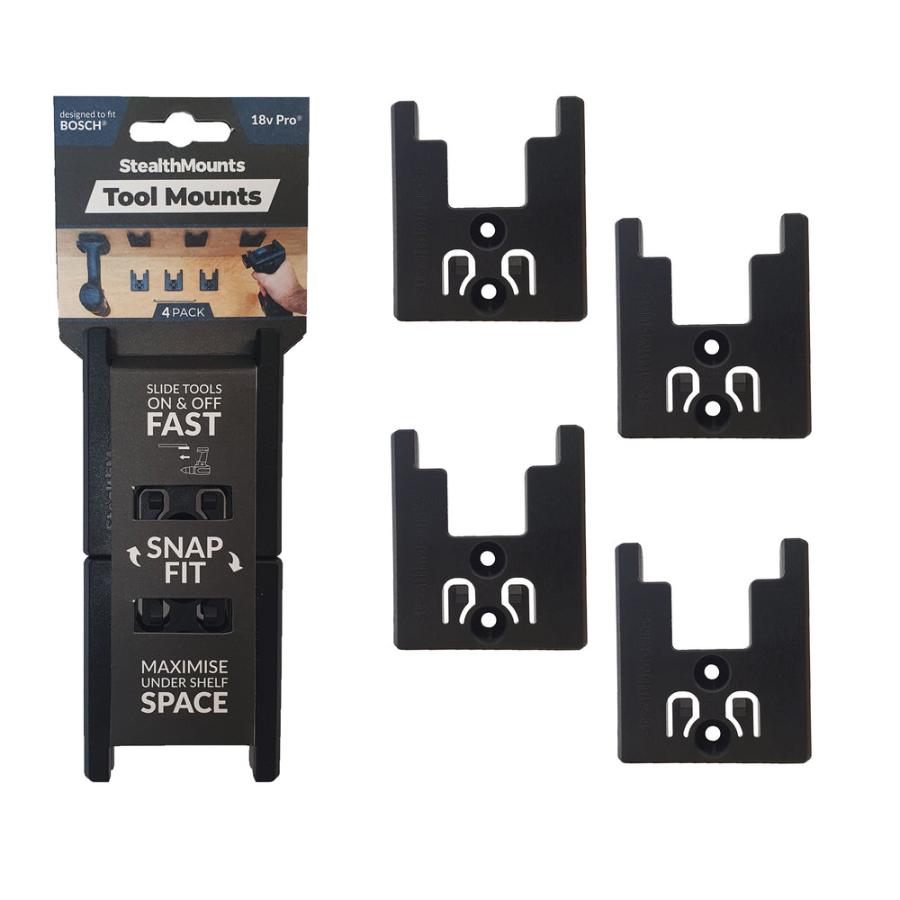 StealthMounts Tool Mounts (4 Pack ) Bosch 18V