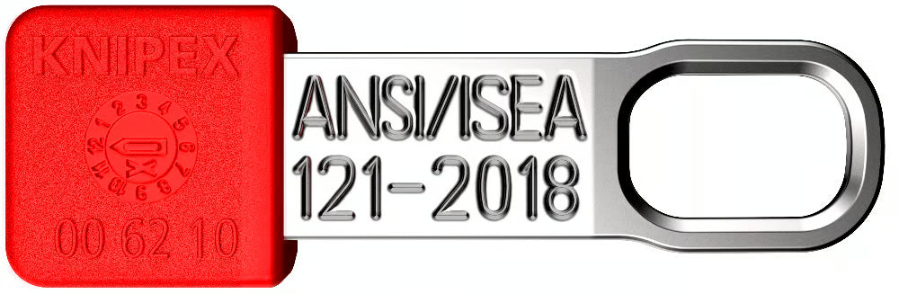 Knipex TetheredTool clips röda (10 st) - 00 62 10 TR