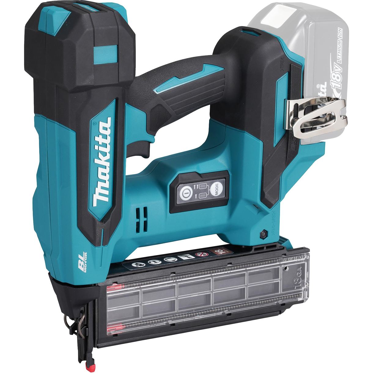 Makita Dyckertpistol 1,2mm (18 Ga) 15-50mm LXT - DBN501ZJ 18V Naken