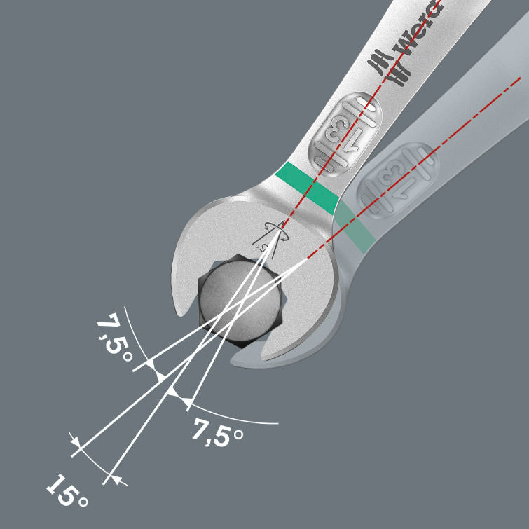 Wera 6003 Joker 4 Sats 1 ring-U-nyckelsats, 4 delar