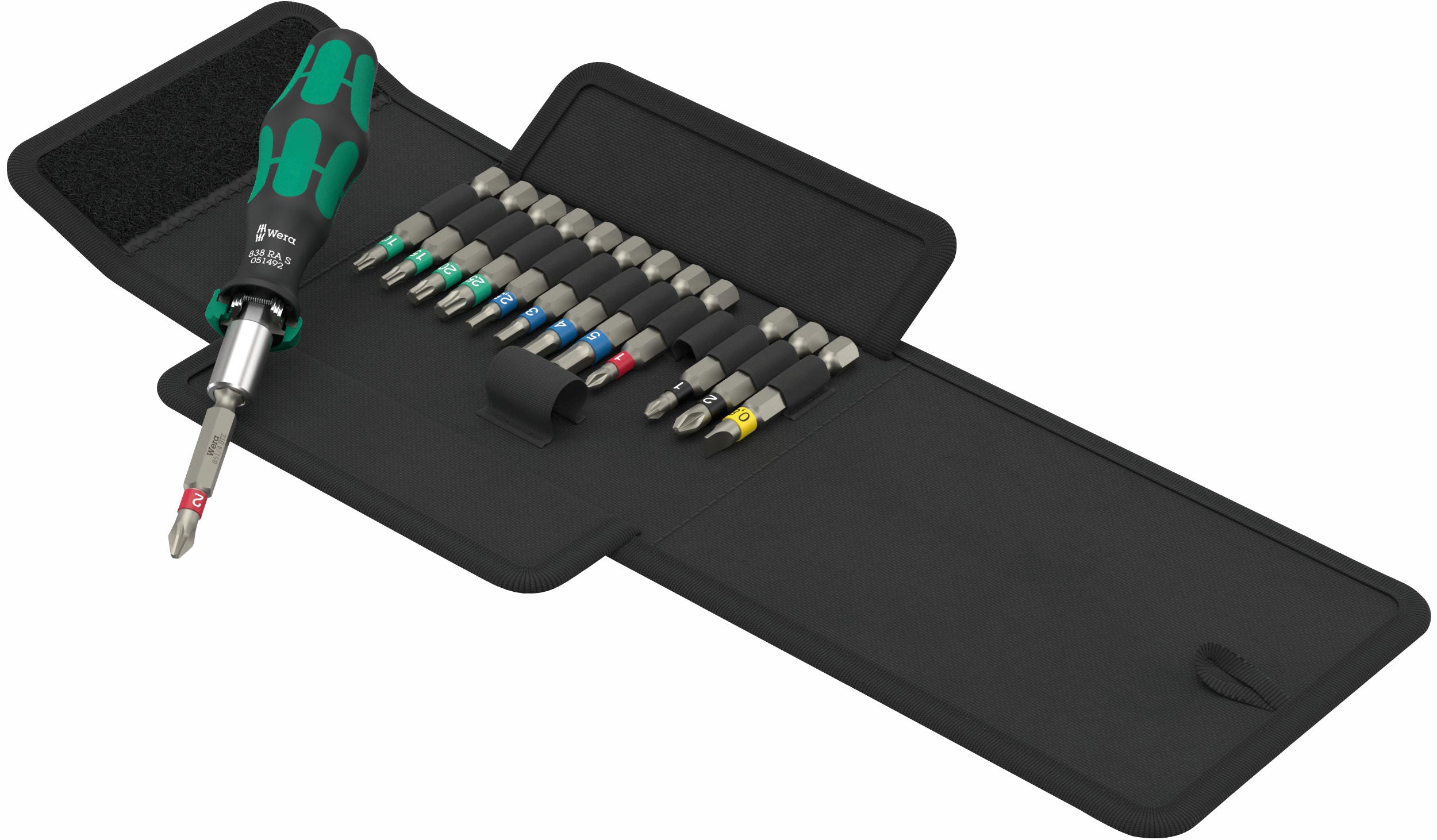 Wera Kraftform Kompakt 838 RA S Set 1, 14 delar