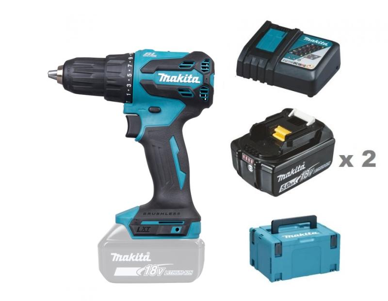 Makita Slagborrskruvdragare LXT 18V- DHP490RTJ