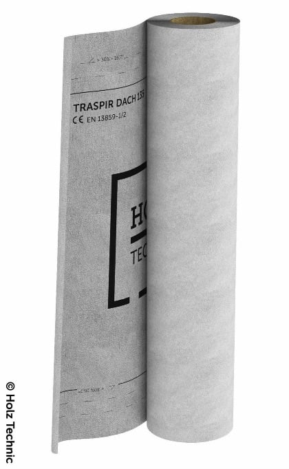 Holz Technic TRASPIR HOUSE 135 diffusionsöppen vindduk 1,5 × 50 m