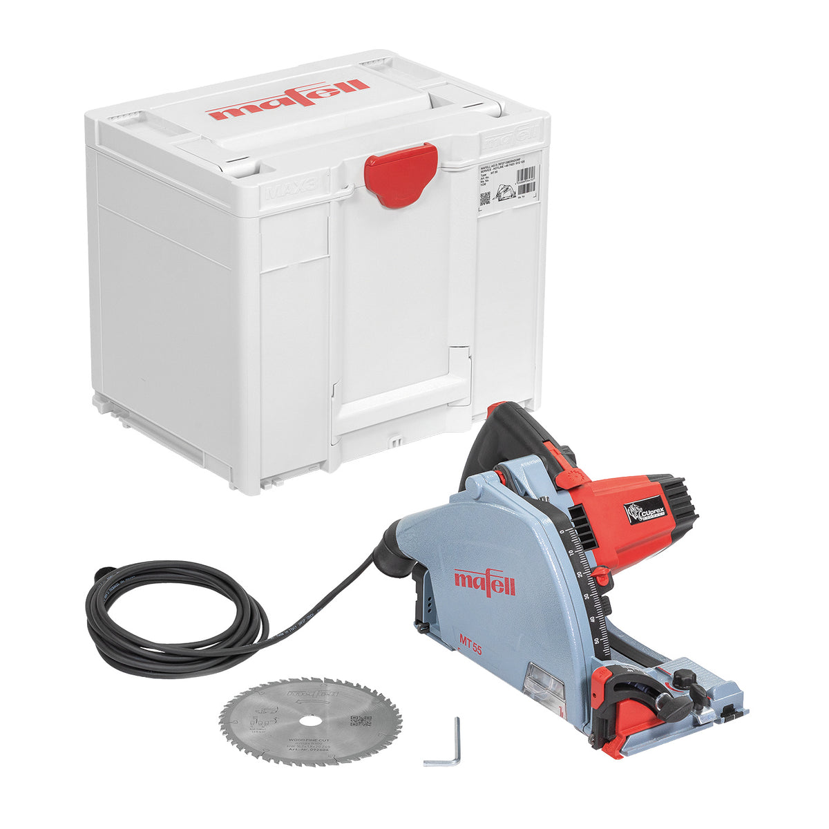 Mafell MT 55 230 V – leveransomfattning i MAX3