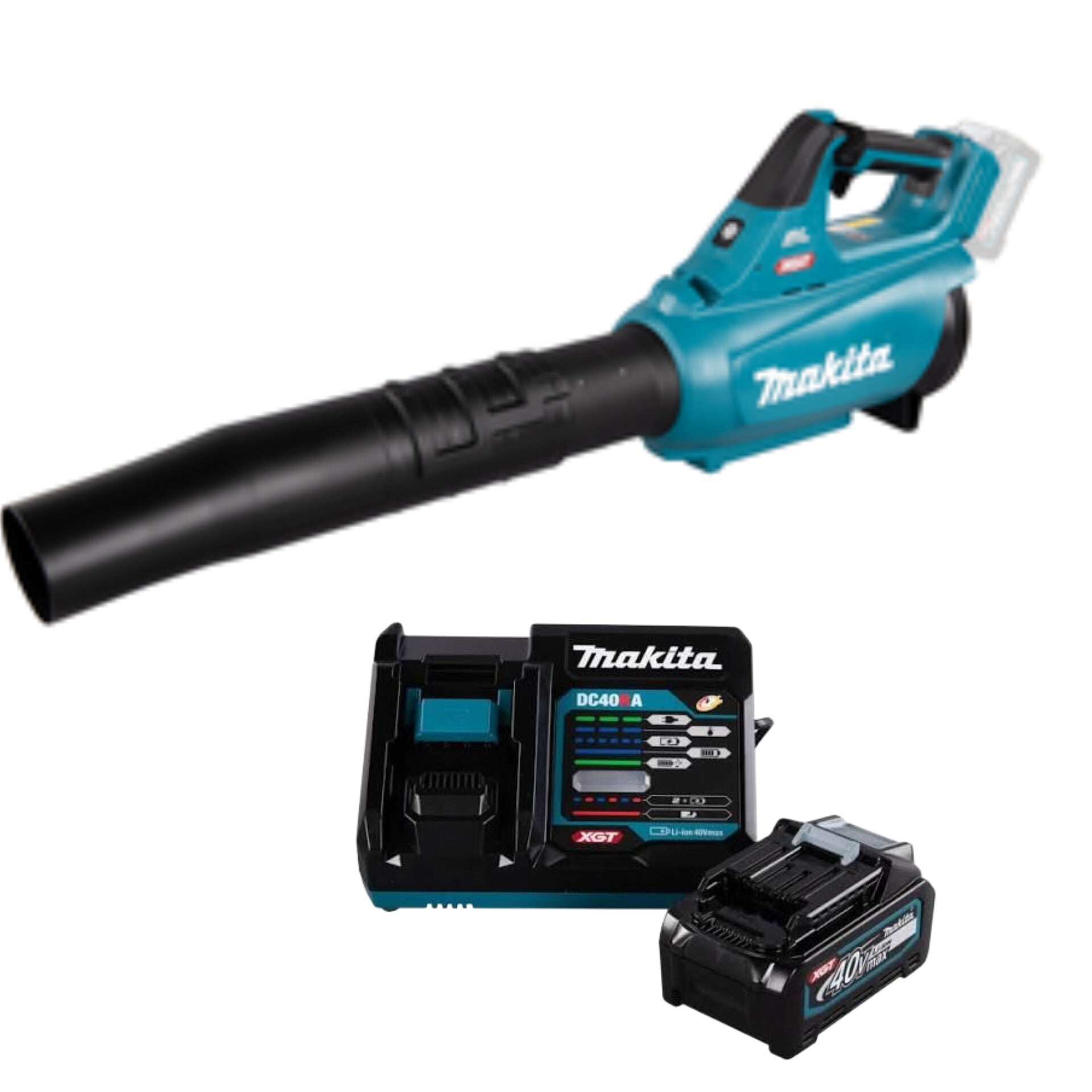 Makita Lövblås XGT - UB001GZ 40V + 4Ah + laddare Oktoberfest
