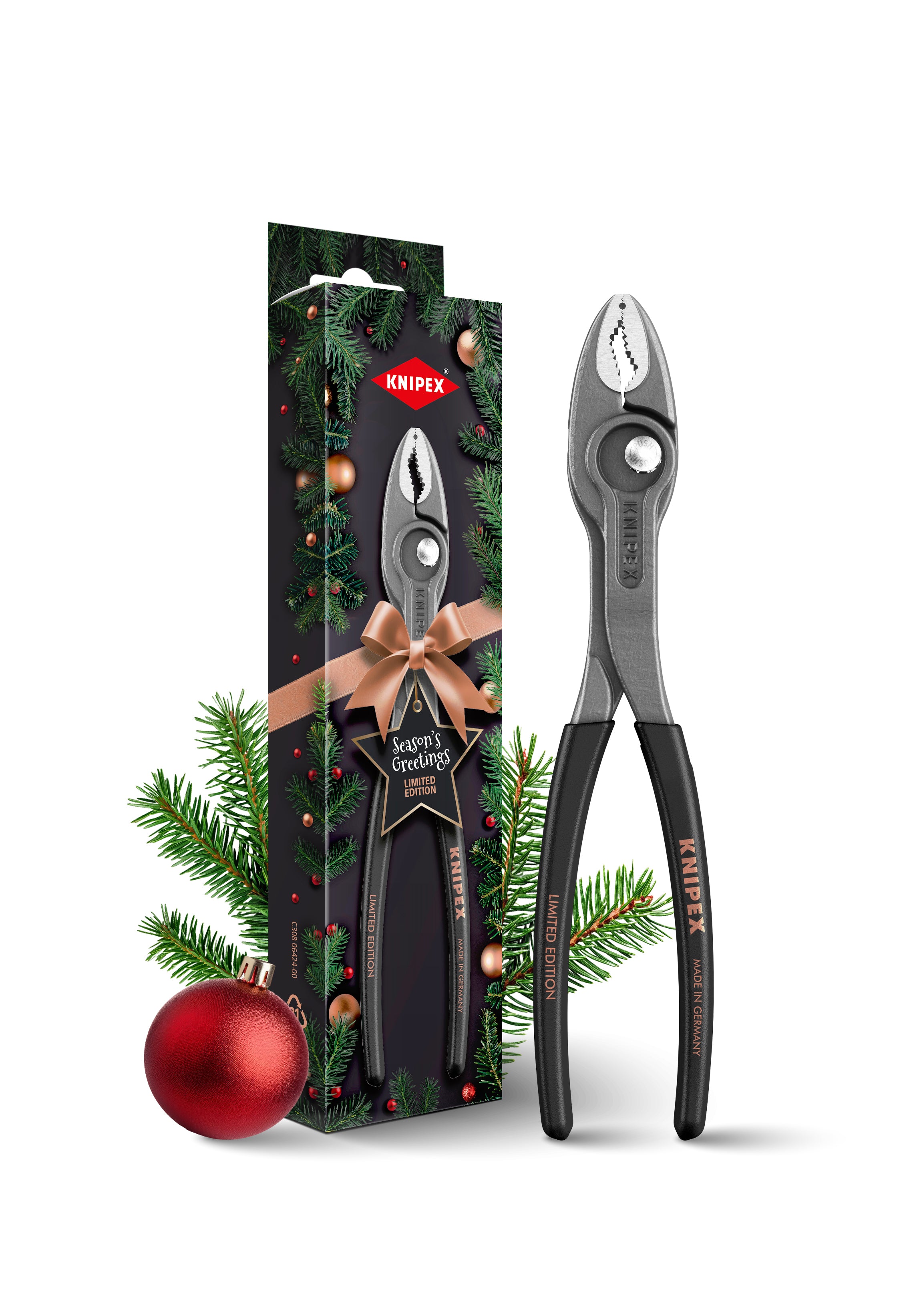 KNIPEX TwinGrip Black XMAS 2025 Limited Edition - 82 01 200 S02