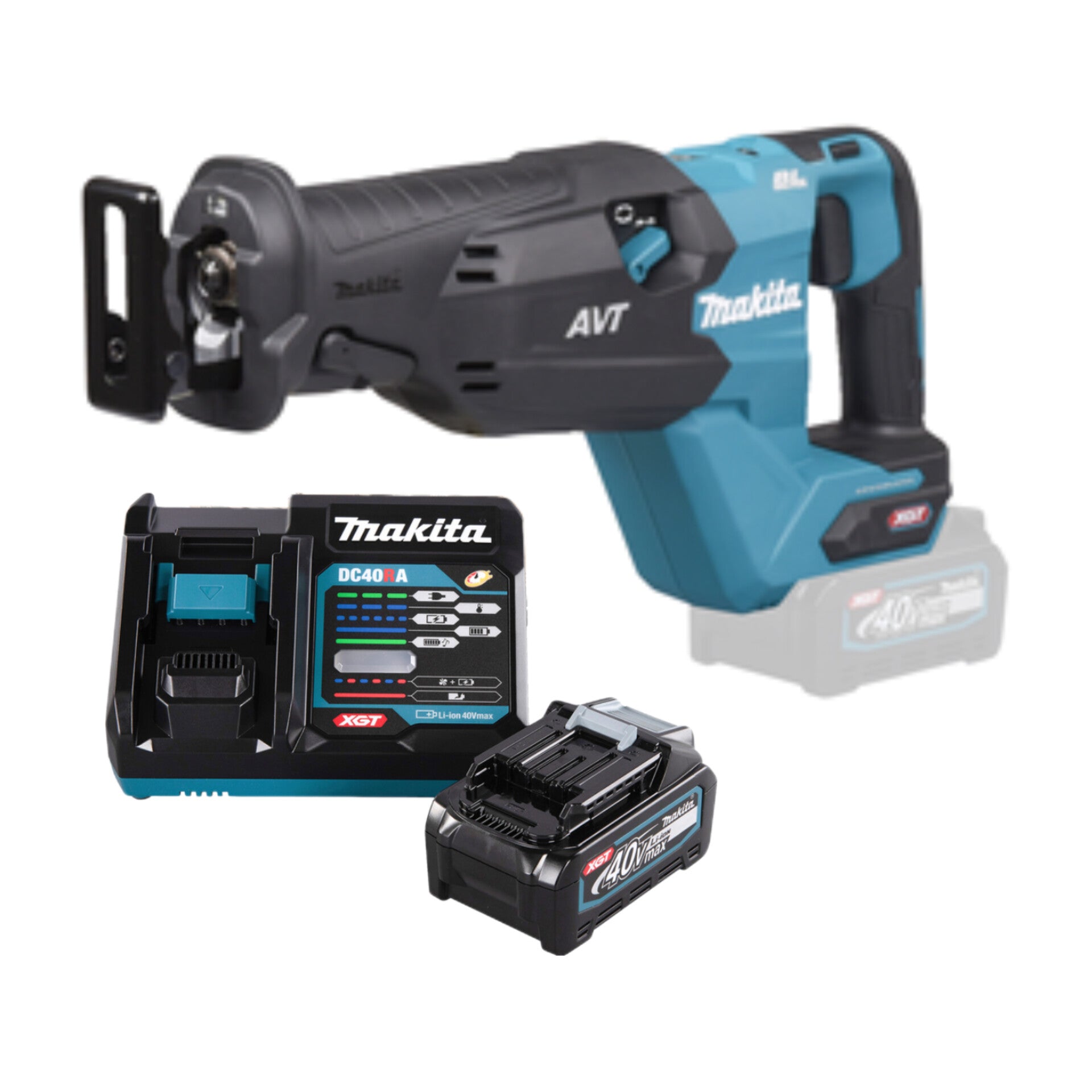 Makita Tigersåg AVT med pendel XGT 40V  JR002GZ + 4Ah Powerpack Oktoberfest
