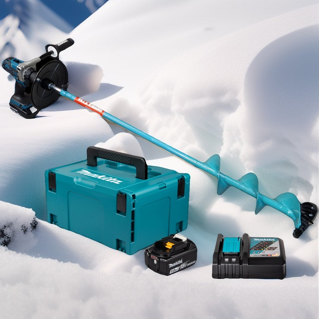 Makita Isborrpaket Borrskruvdragare DDF489 i Makpac + Isborr