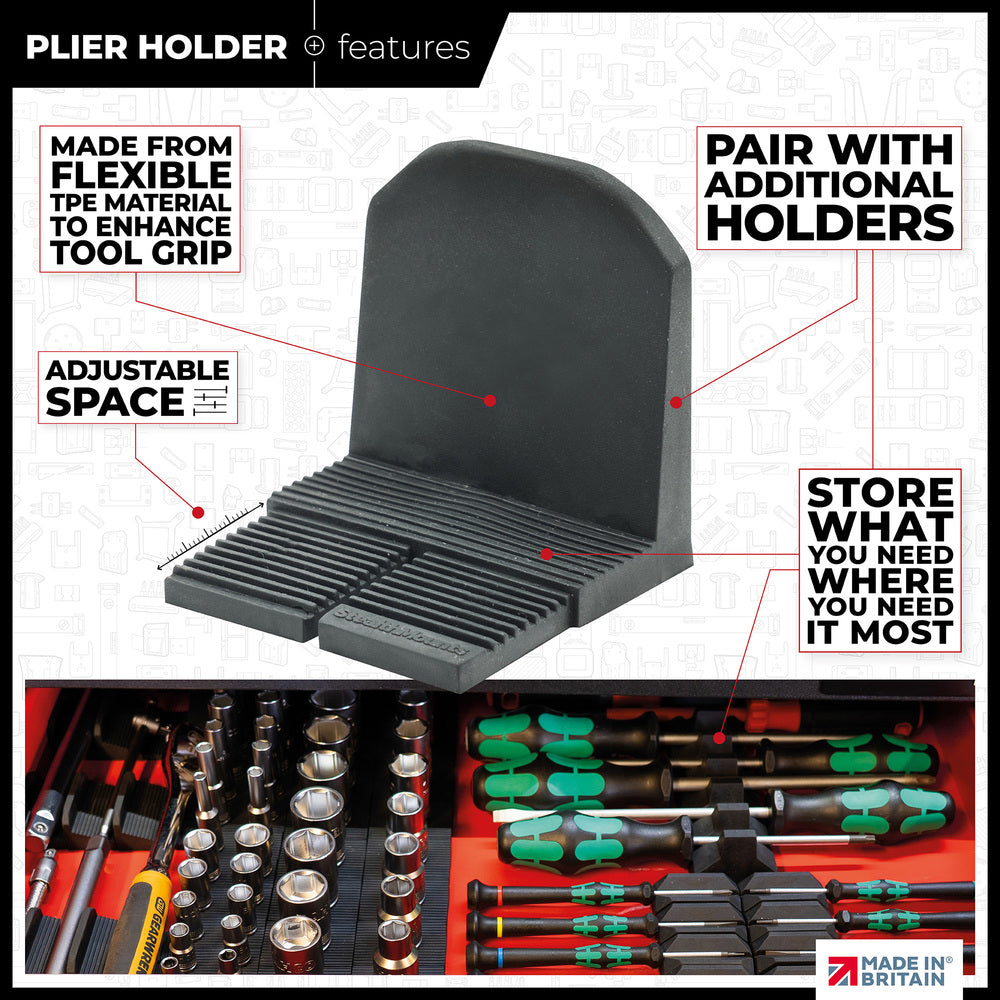 StealthMounts Drawer Hive Plier Holder 10-Pack- DHSP-PL-10