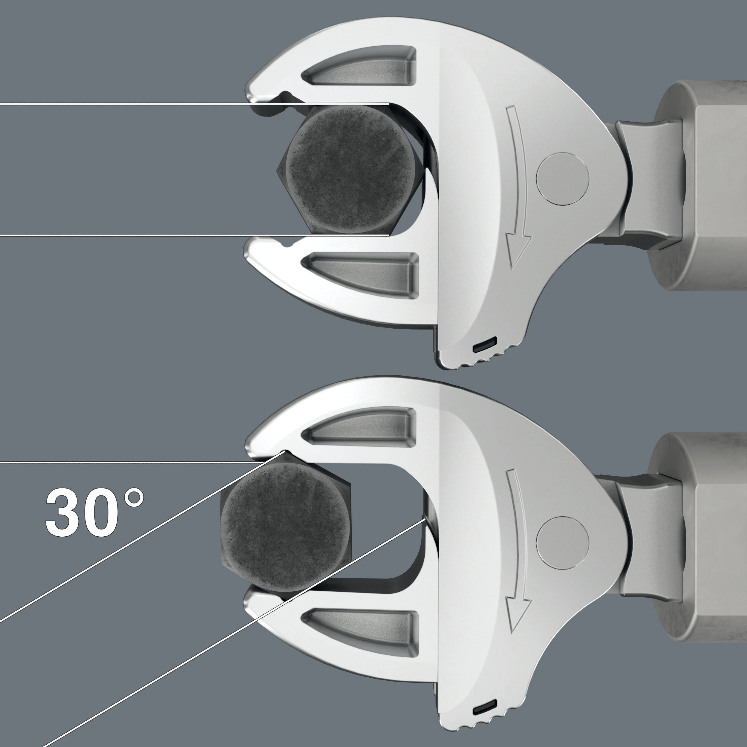 Wera 9530 Momentnyckelsats för värmepumpar/klimatsystem, 4 delar